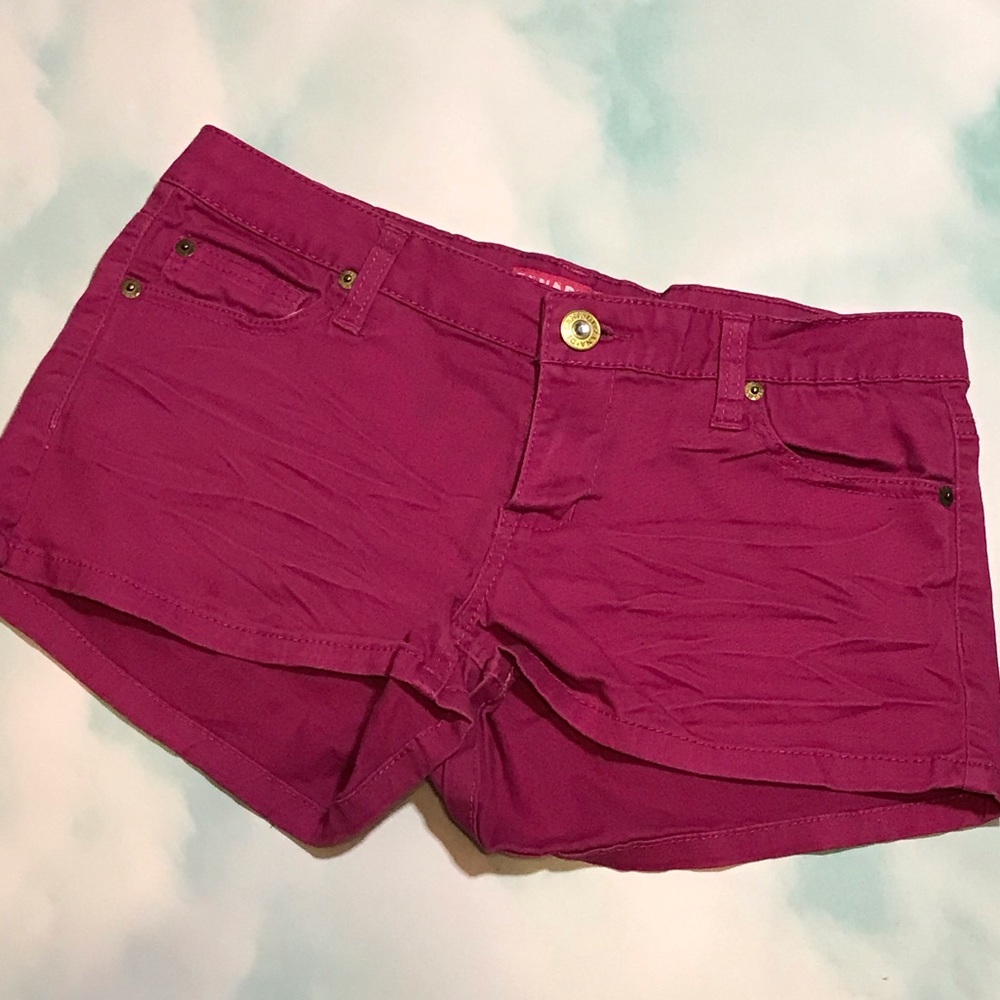 Juniors Size 7 Pink Zanadi Shorts